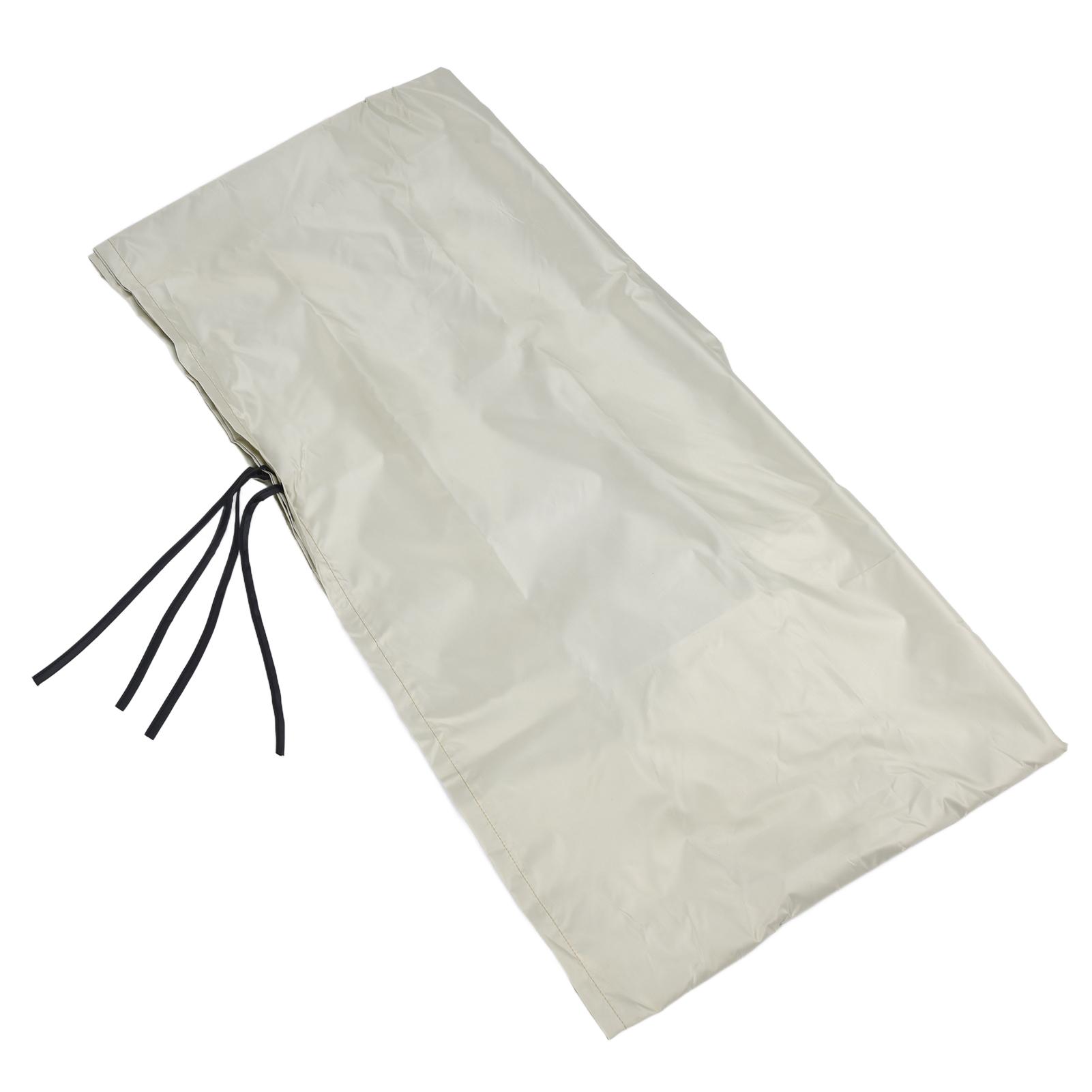 

Outdoor Telescopic Canopy Dust Cover 210D Oxford Cloth Waterproof Sunscreen Awning Protective Cover Beige Type 1