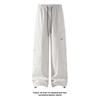 Vintage Knitter-Look Lockere Funktionale Outdoor Wander-Cargo Fallschirmjägerhosen für Herren