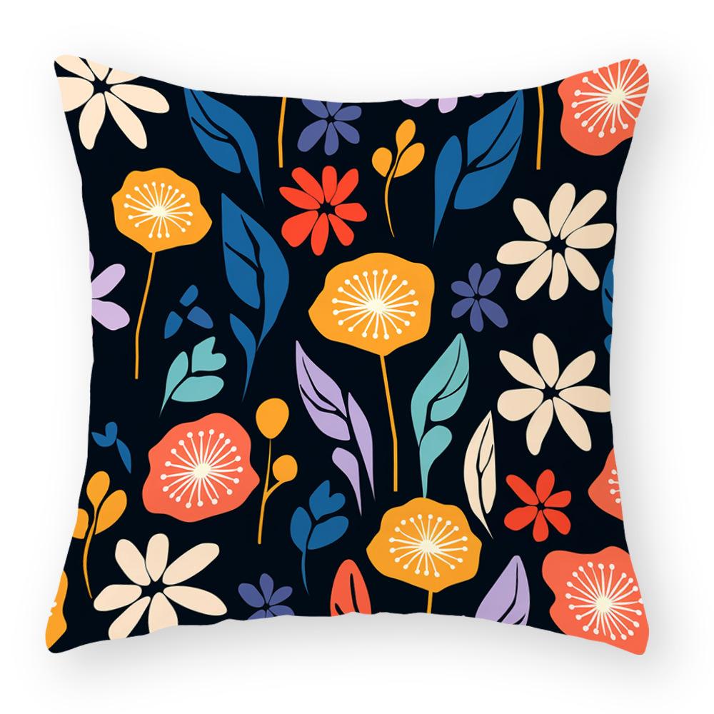 New Oil Painting Series Pillowcases, Flower Pillowcases, Sofa Decoration Pillows, Bedside Cushions