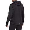 Adidas Patterned Print Running Hoodie Men Tops Black H56313