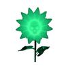 The Forbidden Sunflower Sculpture Gothic Skull Bloom Decor 3D Printed Macabre Art Halloween Ornament for Horror Home Party Decor