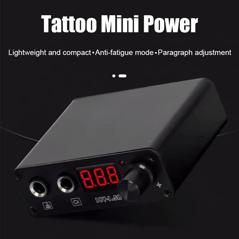 Tattoo Machine Power Hook Line Combination Screen Numerical Control Portable Mini Tattoo Power Transformer Set