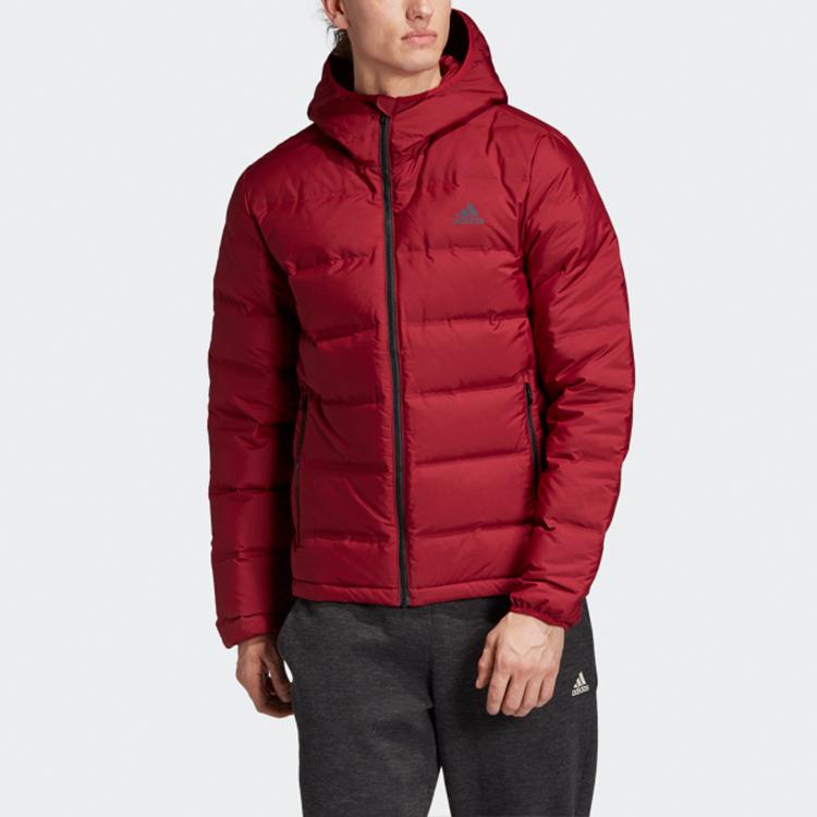 Adidas Outdoor Slim Fit Hooded Down Jacket Men Outerwear DZ1426