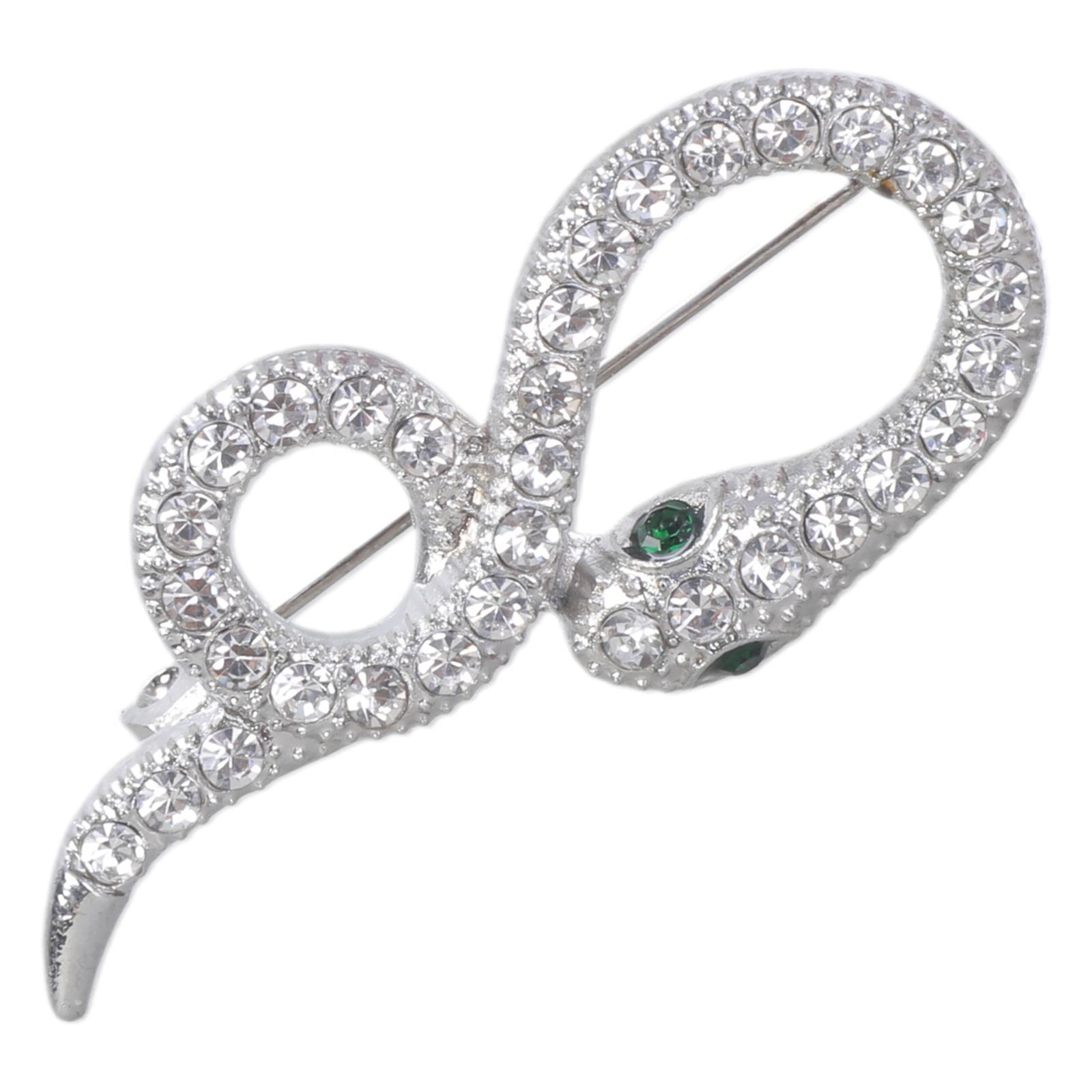 

Элегантная брошь для женщин с деталями из стразов. Брошь-заявление. Текстура сплава. Идеально подходит для платьев и костюмов.