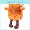 Highland Cattle Plush Toy Cartoon Stuffed Animal Doll Decorations Gift Kids