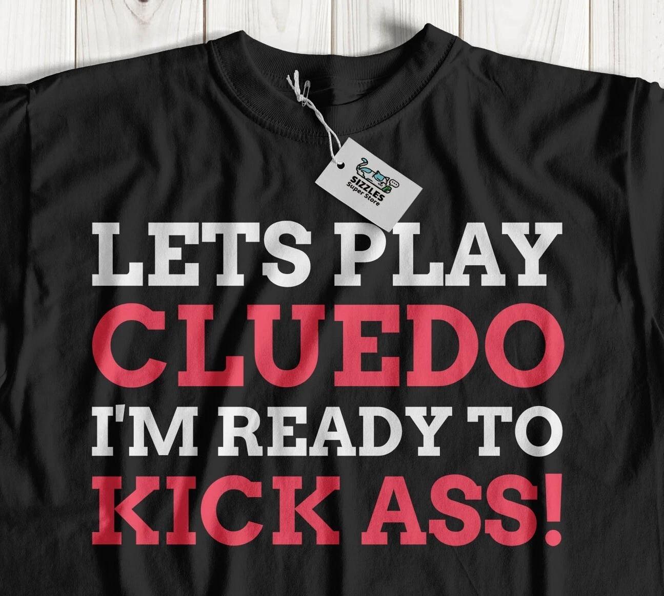 Let s Play Cluedo! Unisex Funny Cluedo Board Game T-Shirt Christmas Games Night S