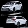 1/24 TOYOTA Sienna MPV Alloy Car Model Diecast Metal Vehicles Car Model High Simulation Sound and Light Collection Kids Toy Gift