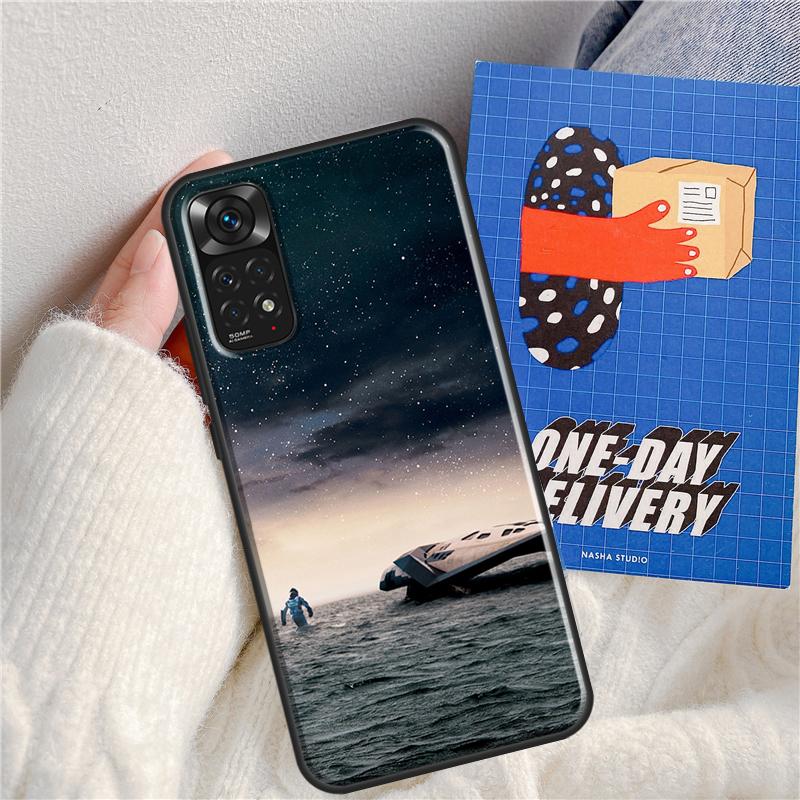 Interstellar Movie Case For Xiaomi Redmi Note 11 Pro 8 9 10 Pro Note 10S 11S 9S K50 K40 9A 9C 10A 10C Cover