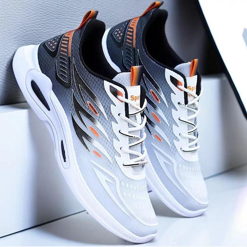 

Кроссовки 2025 года, новая дышащая сетчатая мягкая подошва, удобная повседневная обувь, модные и легкие мужские кроссовки 35