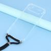 For iPhone 17 Air Case Reinforced Corner TPU Clear Phone Cover with Lanyard