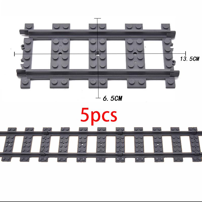 Stadtbahnhof Bahnsteig Ampel Höhle Überführung Gleise Gerade Gebogene Schienen Baustein Steine Techniker Kreatives Spielzeug