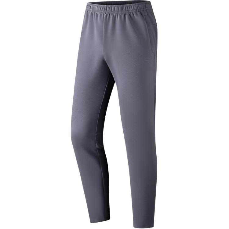 

Anta Casual Straight Leg Comfortable Versatile Simple Solid Color Lace-Up Knitted Sports Pants Men bottoms 152537301U-5 M