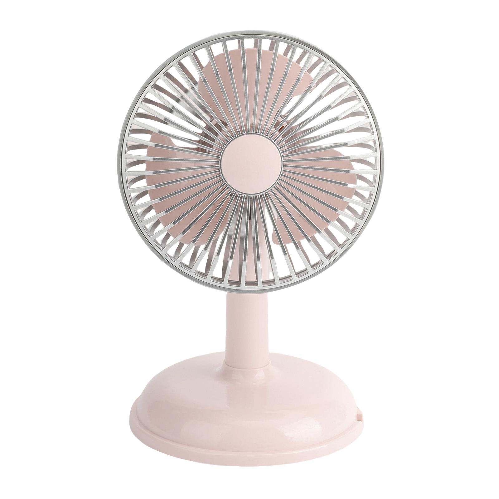 

Portable USB Mini Desk Fan Compact Design Quiet Operation Adjustable Angle Small Size Suitable for Travel Office Home Use One Size рожевий