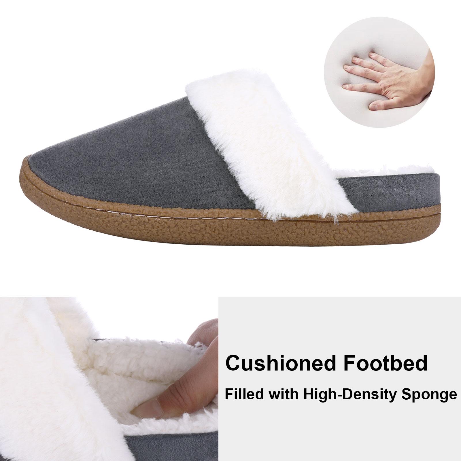 Теплые домашние тапочки с мехом для женщин — фото 6