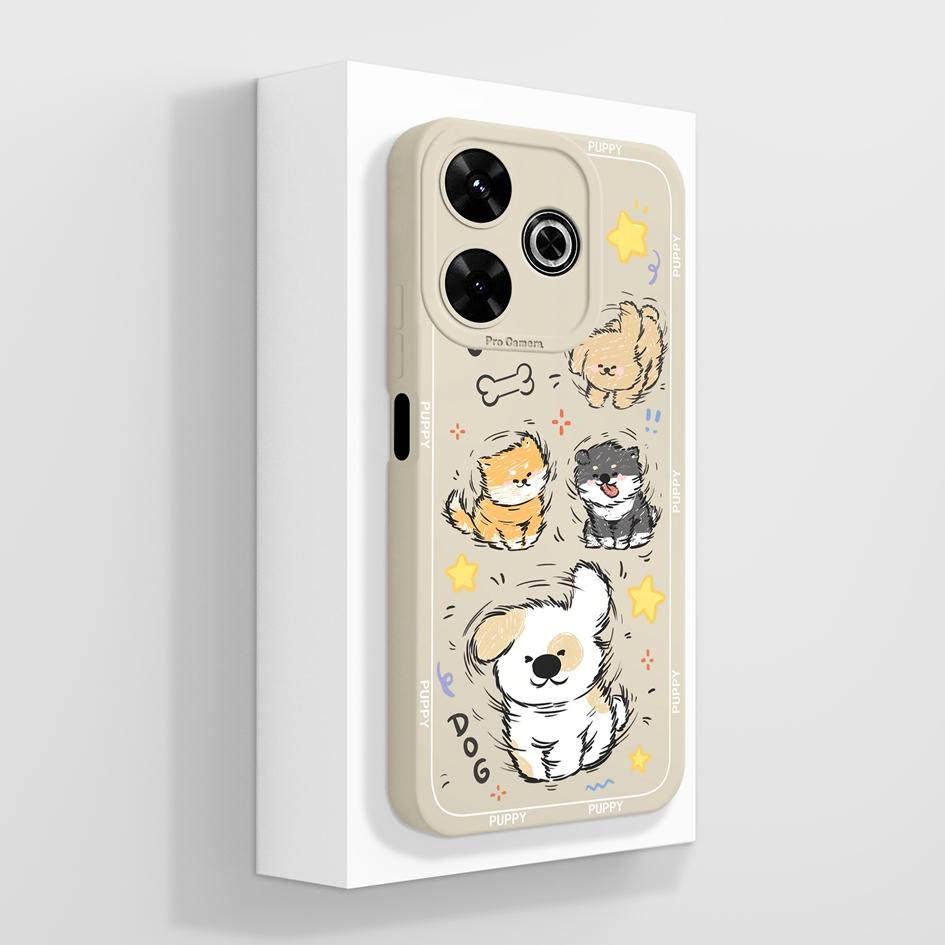 Pentru Redmi 12 13 14 13C 13R 14C 14R 4G 5G Huse Huse Flori cool Estetică Fluture Protecție pentru cameră Silicon lichid moale Potrivit pentru bara de protecție Redmi