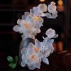 Pearl Silk Flower Hairpin Tassel Hanfu Headwear Elegant Ancient Hair Clip  Jewelry