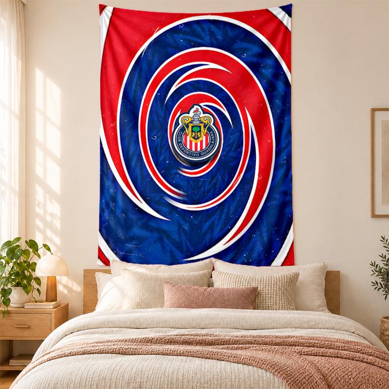 Deportivo Guadalajara Tapestry Highquality for Decorating Living Room Bedroom Dorm Walls Ideal As Bedroom Wallart Orholiday Gift