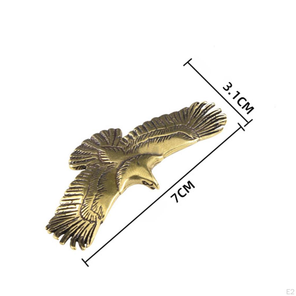 Eagle Keychain Pendant ,Key Chain Charm Gift ,Home Decoration Brass Statue, Mini