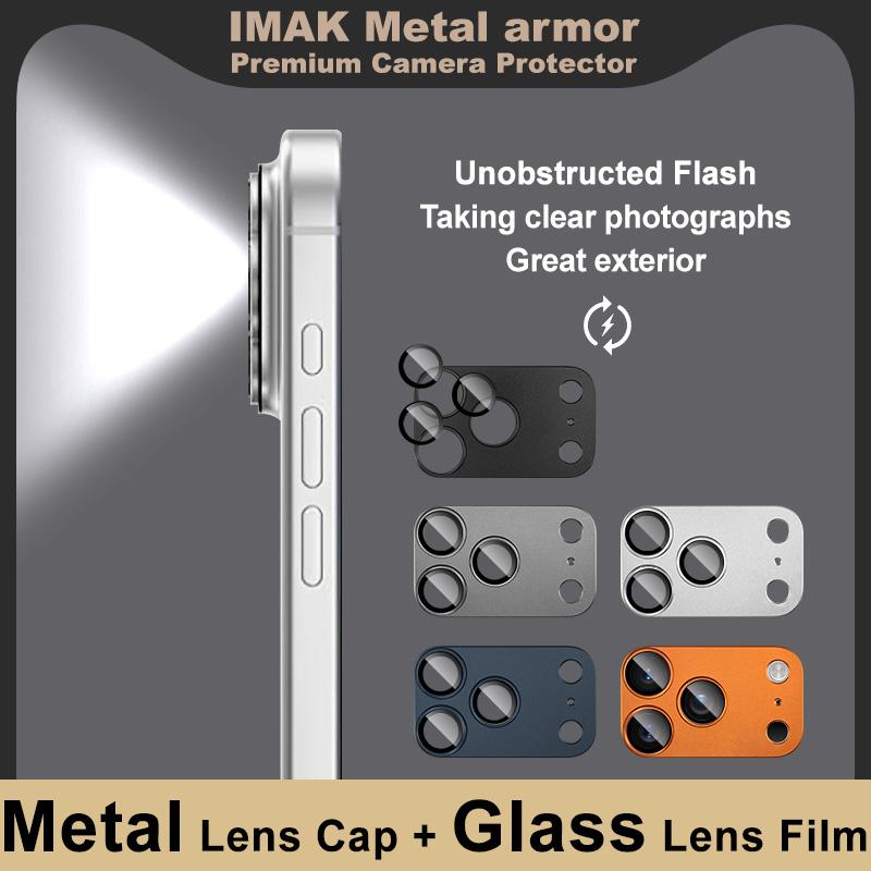 For iPhone 17 Pro Max Air Glass IMAK Metal Armor Premium Camera Protector Lens Film