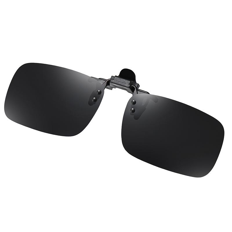 

Polarized Anti-UV Clip-on Sunglasses for Men & Women - Ideal for Driving & Myopia, High-End Feel Includes Case + Cloth