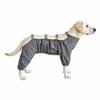 Waterproof Dog Raincoat Set Breathable Detachable 2-Piece Rainwear Small To Large Dogs Outdoor Walk In Wet Weather