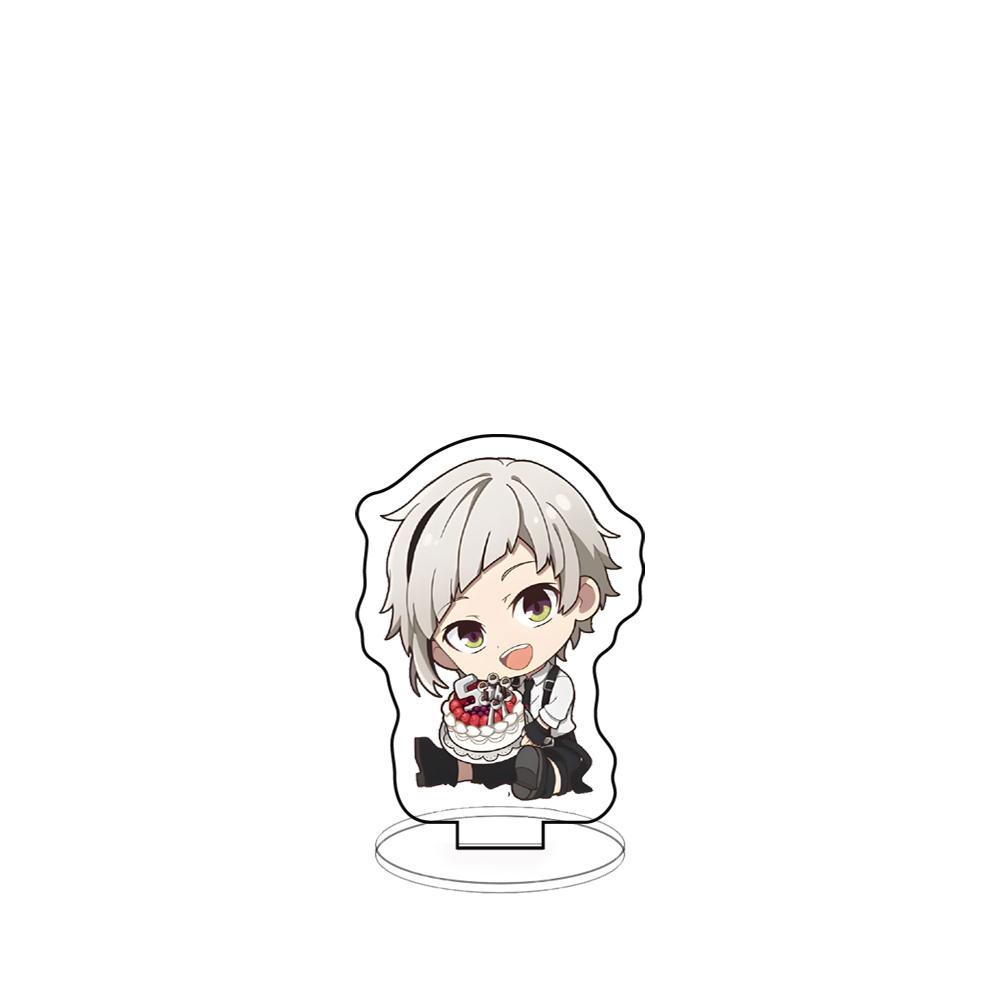 

Acrylic Panel Ornaments Acrylic Stand Bungo Stray Dogs Dazai Osamu Oda Sakunosuke Figure Miniature Plate Tabletop Decorate Xmas Presents 5cm