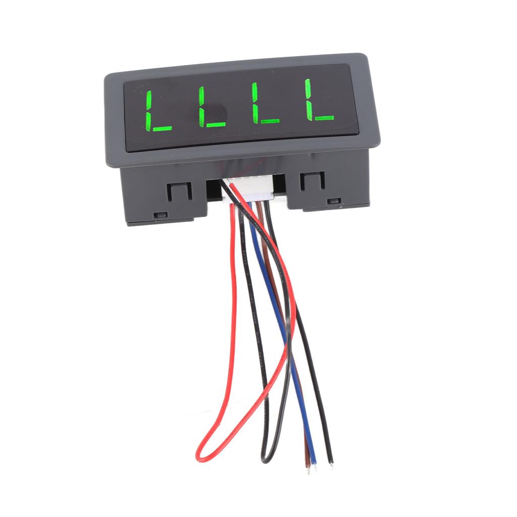Green 4 Digit LED Motor Tachometer RPM Speed Measure Meter NPN Hall Proximity Switch Sensor