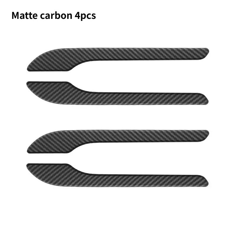 4pcs Door Handle Protective Cover for Tesla Model Y Juniper/3/3+ Highland 2025 ABS Car Door Handle Sticker Car Decor Accessories