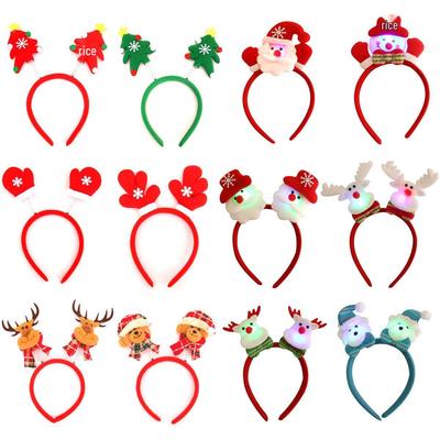 Christmas Antler Light-Up Headband - Individually Packaged for Parties