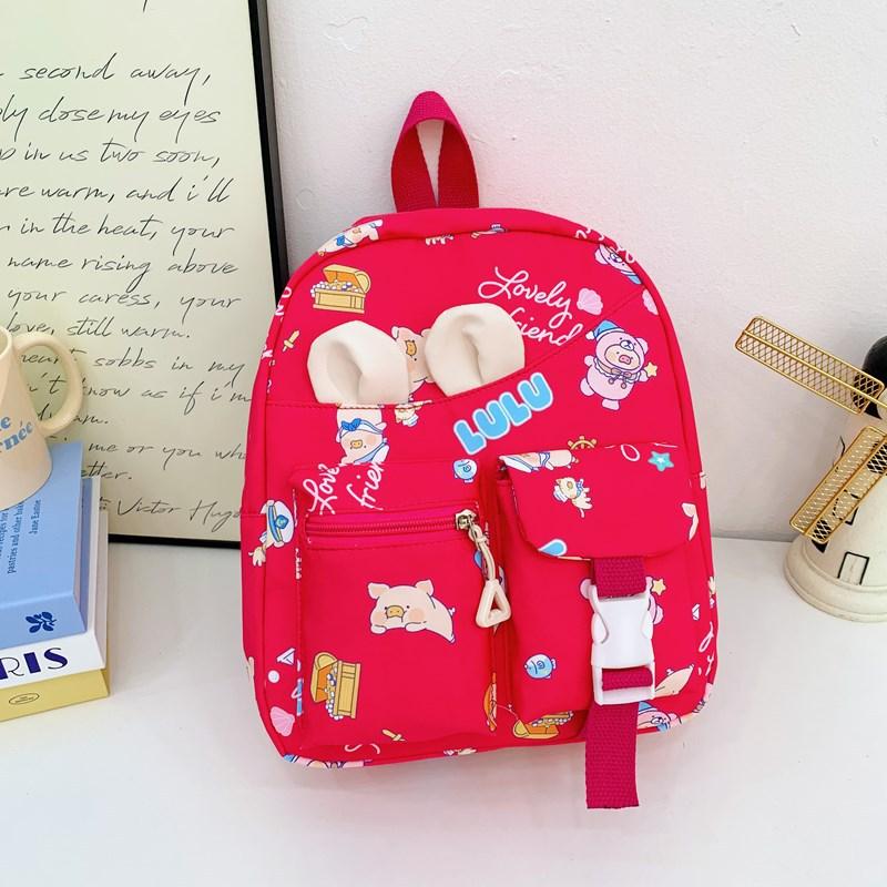 Popular Children'S Backpack Cartoon Cute Foreign Style Print Boys And Girls Backpack Primary School Bag Tide