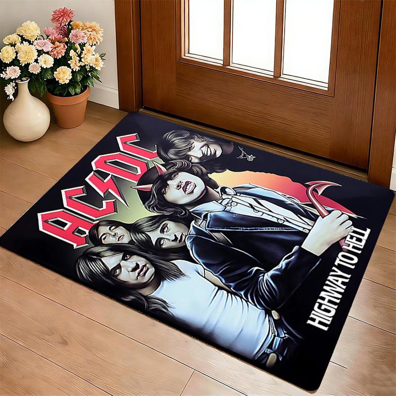 Highway Hell Living Room Nonslip Area Rug Soft Carpet For Bedroom Game Playroom Sofa Office Home Decor Doormat Christmas Gift C926689