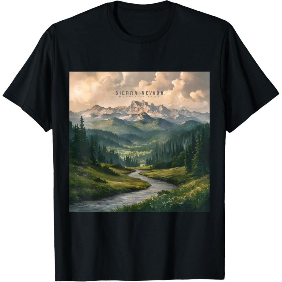 

Sierra Nevada mountains view T-Shirt XXXXXL чёрный