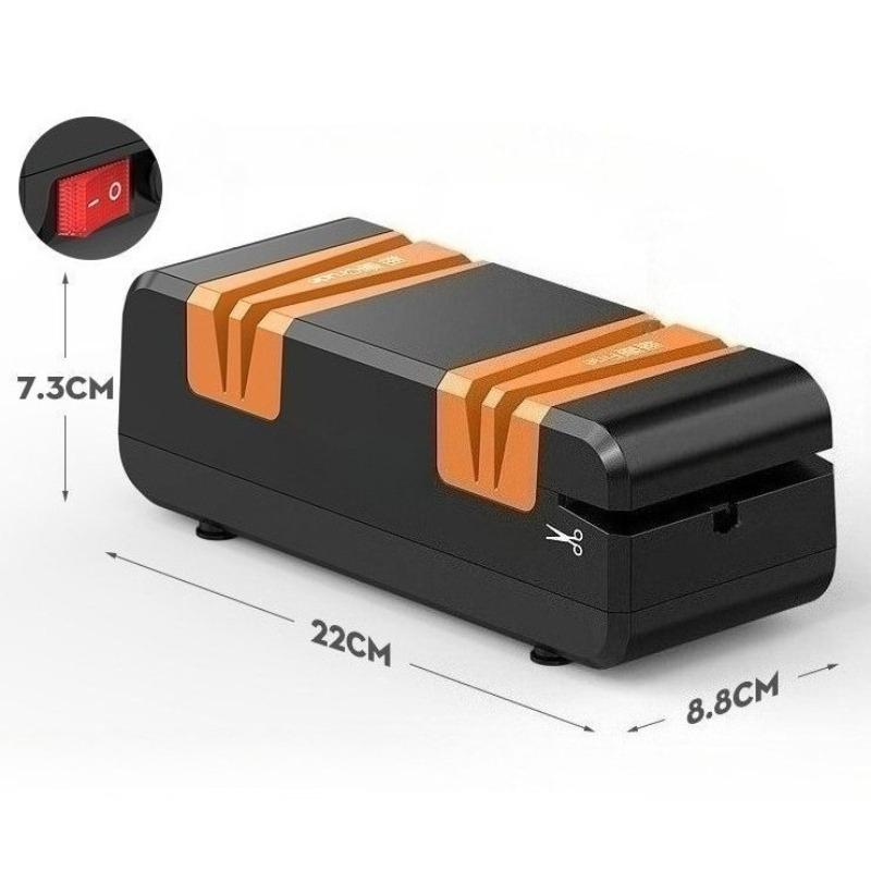 Household Knife Sharpener Electric Miniature Professional Knife Sharpener Machine Multi-functional Whetstone Kitchen Accessory