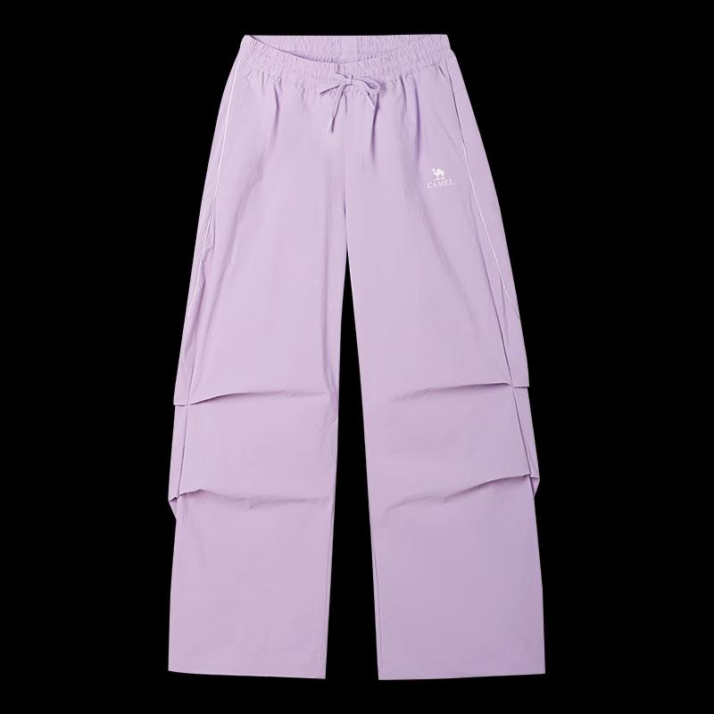 Camel Women's Quick-Dry Wide-Leg Cargo Pants