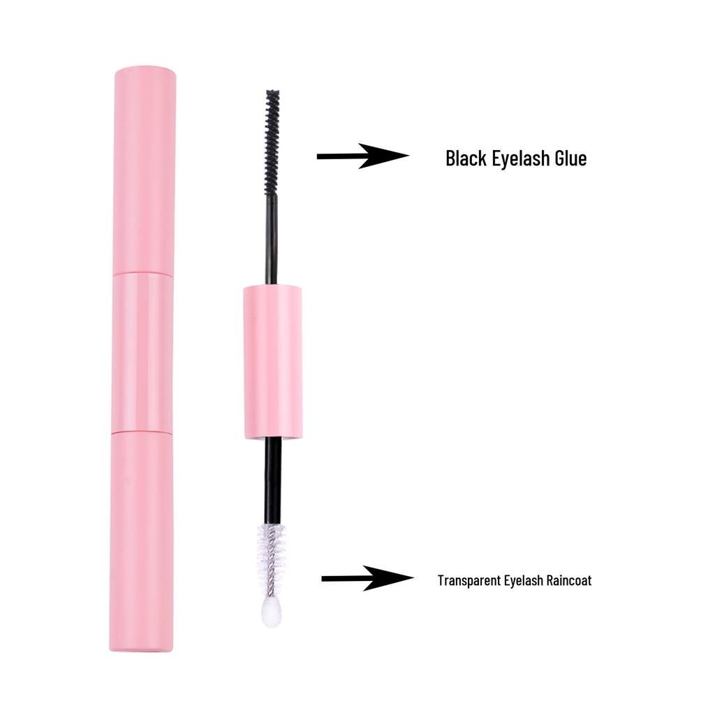 Segmented Single Cluster False Eyelashes with Double-Headed Glue: Long-Lasting, Quick-Drying, Non-Irritating for Eyelash Extension