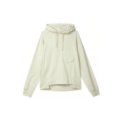 Under Armour Solid Color Casual Loose Fit Hooded Pullover Long Sleeve Sweatshirt Men Sweatshirt Beige 1387974-273