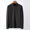 Men's Autumn/Winter Half-High Collar Long-Sleeve Fleece Base Layer