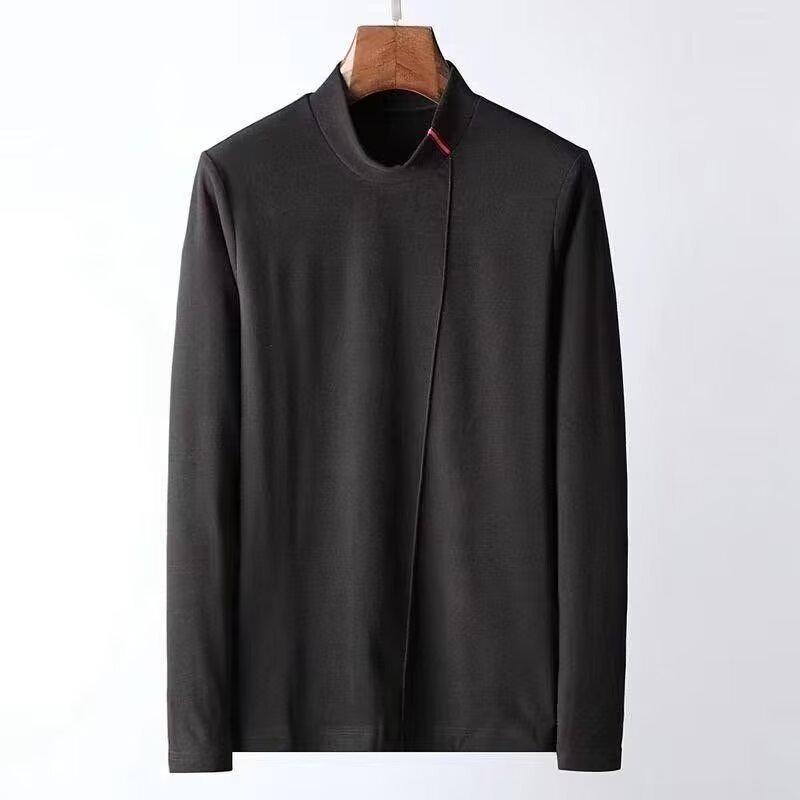 Men's Autumn/Winter Half-High Collar Long-Sleeve Fleece Base Layer