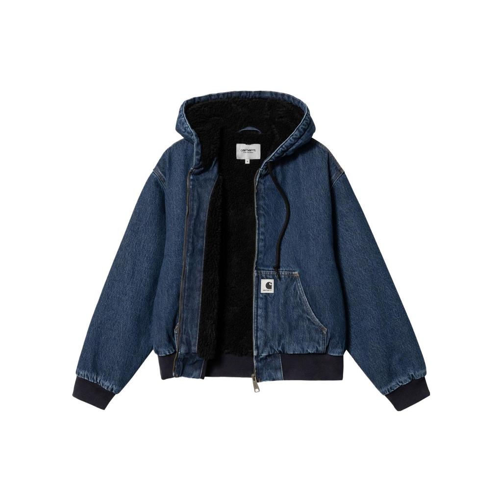 Carhartt WIP Elliot Kapuzen-Liner Unifarben Langarmjacke Damenjacken I032240-01-06