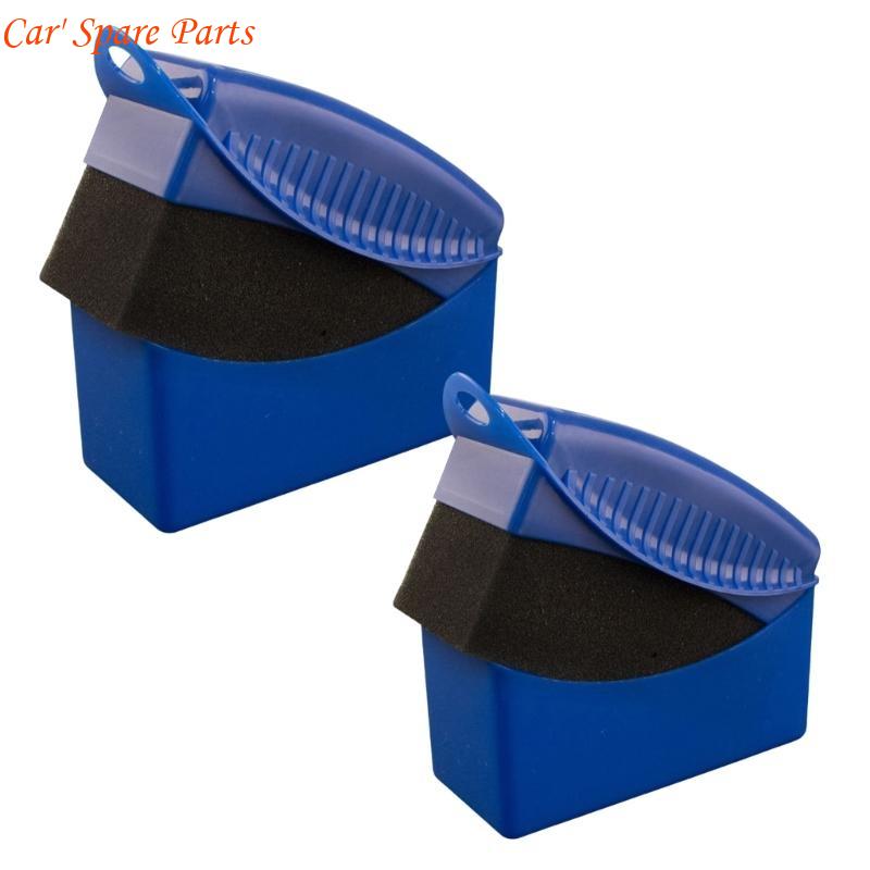 

Y4UA Auto Wheel Cleaner Applicator Sponges Car Maintenance Detailing Ergonomic Design синий