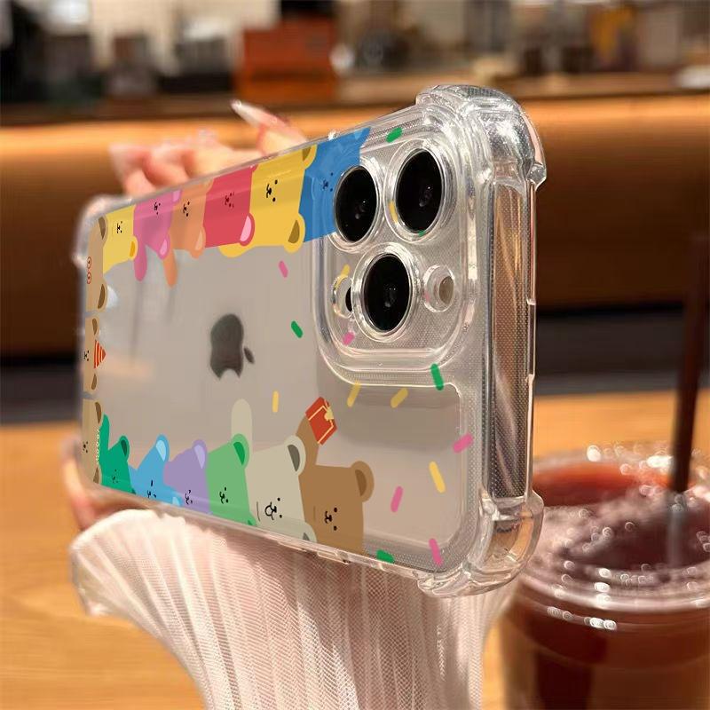 Transparent Creative Patterns Phone Case For Samsung Galaxy S25 FE S24 S23 S22 Ultra S21 Plus A26 A25 A24 A17 A36 A56 A16 Cover