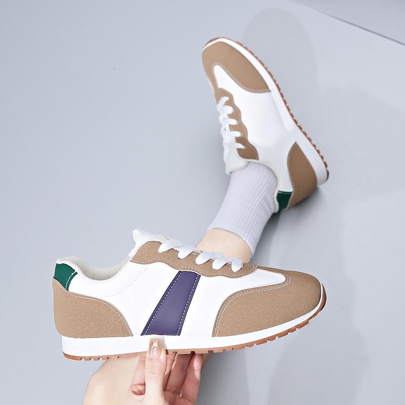 Women's board shoes spring 2025 new women's shoes fashion casual shoes women's flat-soled sports shoes women's versatile white shoes
