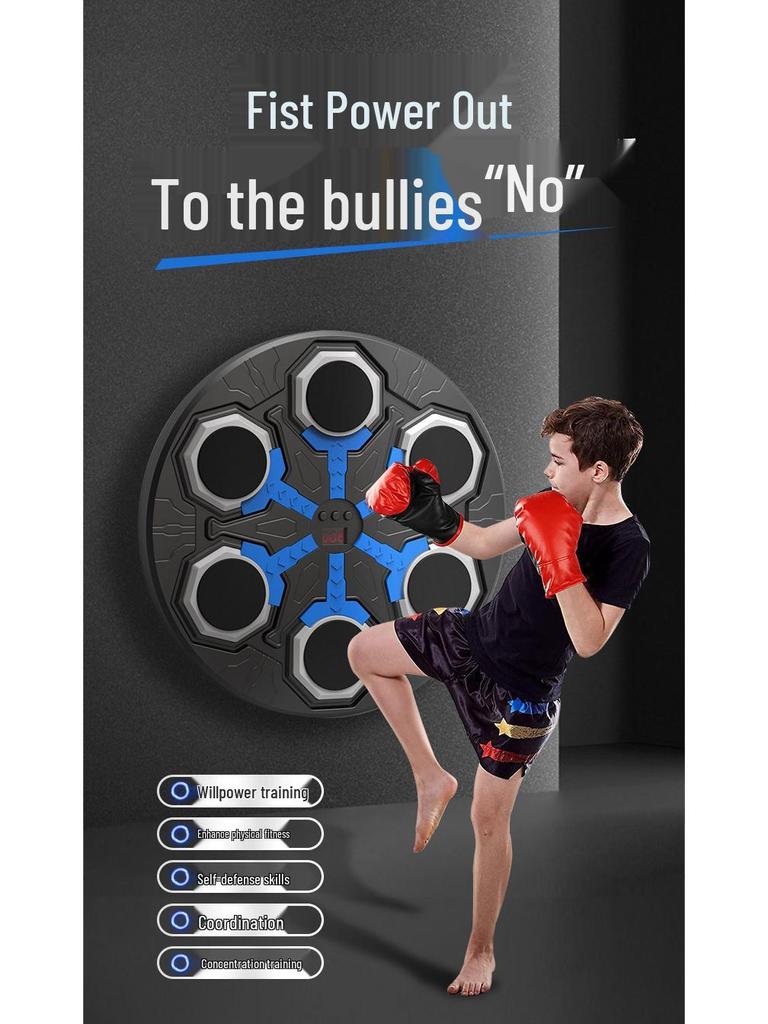 Kids' Bluetooth Boxing Target Rhythm Trainer & Stress Relief Toy