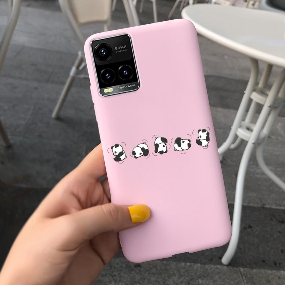 Cartooon Phone Case For Vivo Y21 2021 Y21S Y 21 V2110 V2111 Candy Silicon Case Back Cover For Vivo Y33S Y 33S V2109 Shell Funda