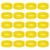10/30/50 Stück 20mm Silikon-Gummibänder Elastische Bänder Rutschfest 1,22" Flache Elastische Gummi-Wickelbänder für Bücher Kunst Kordel-Wickler