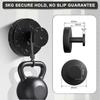 Roha Suction Cup Hooks 2-Pack, Extra Strong Towel Holder for Shower and Bathroom, Black, Versatile 2.0