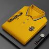 Men's High-Quality Embroidered Short-Sleeve POLO Shirts, Loose Fit for All Ages, Summer Style