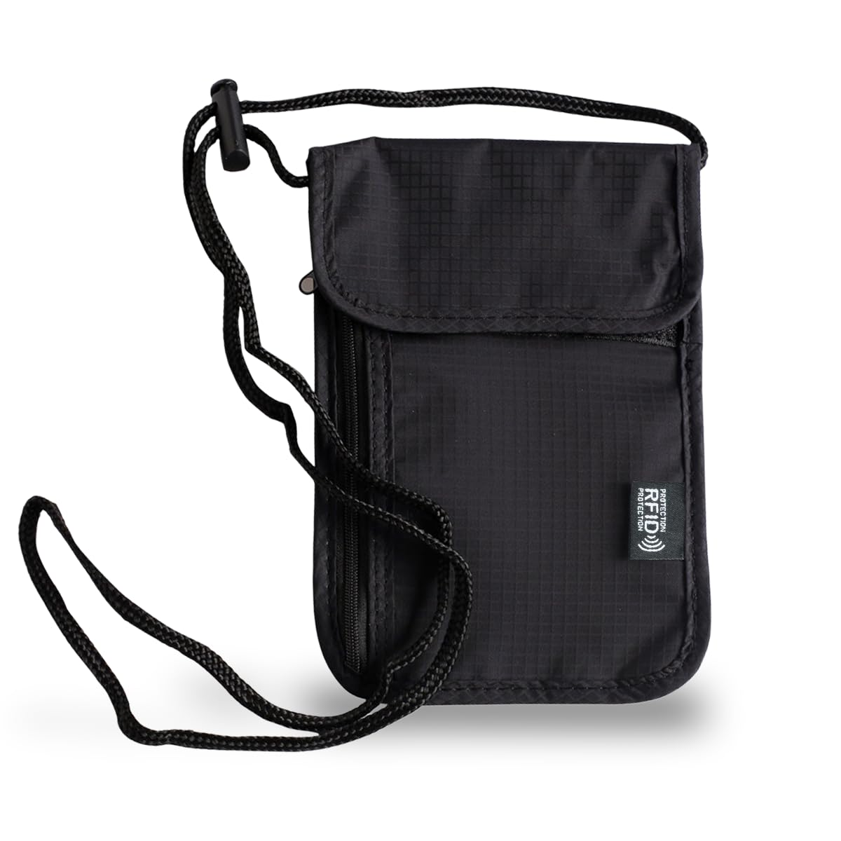 

Паспорт висит вокруг скользящего заграничного путешествия [ES United] Чехол, Шея, Профилактика, Водонепроницаемый, Тонкий, Легкий, Через плечо, Плечо, Маленький, чёрный