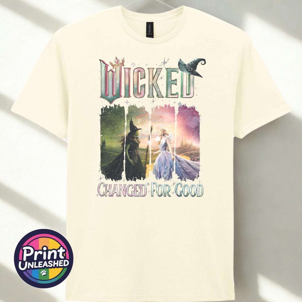 Changed for Good TShirt Wicked Graphic Tee Unisex S2XL Musical Movie Tee