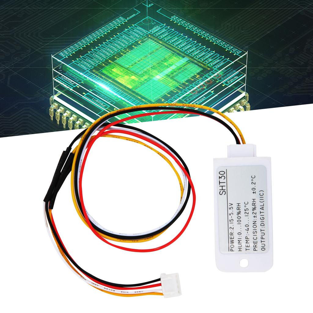 30 Temperature Humidity Sensor Accurate Digital Output Module for Indoor Home Use